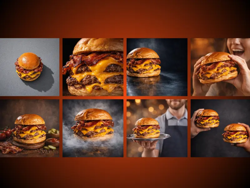 Gere o ensaio fotográfico